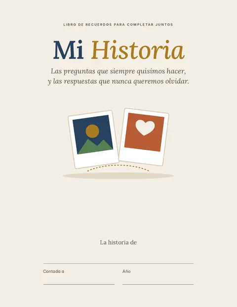 Portada del libro Mi Historia
